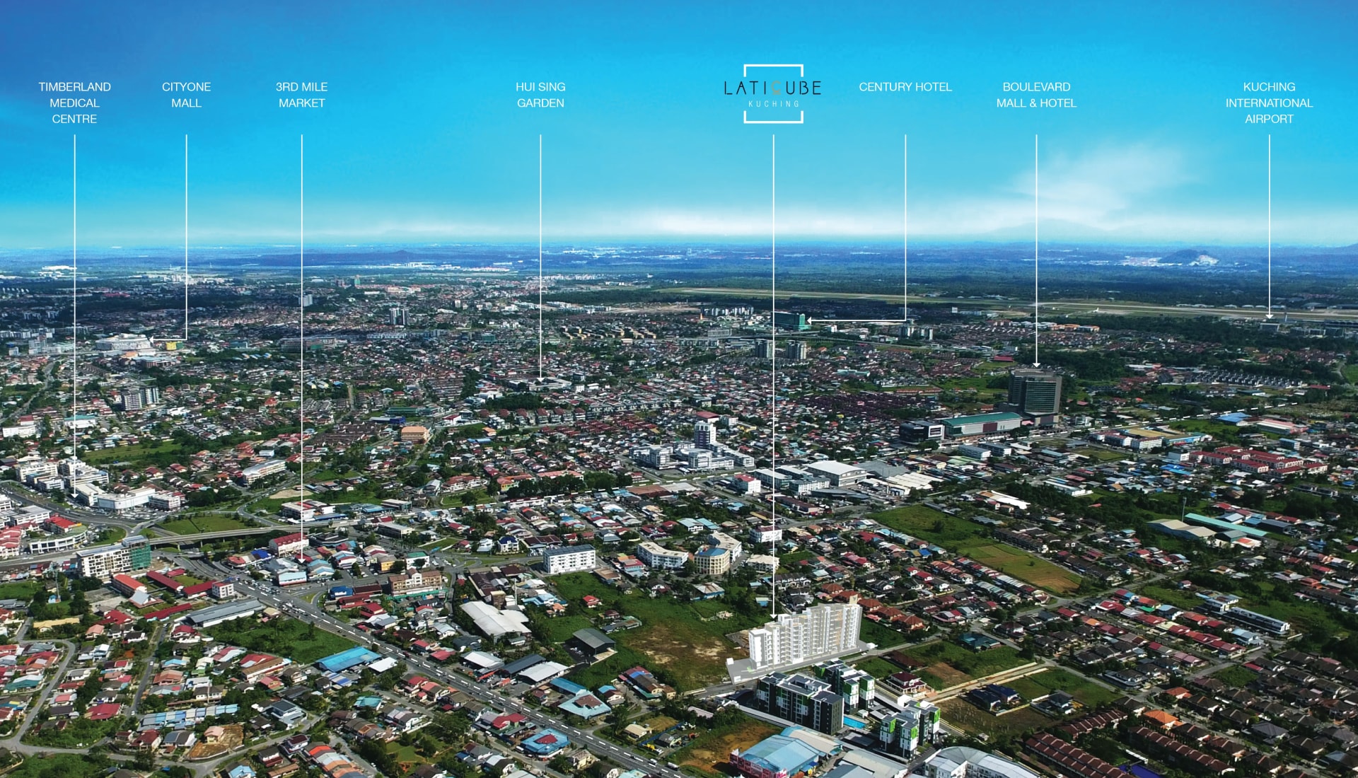 LAticube Kuching location